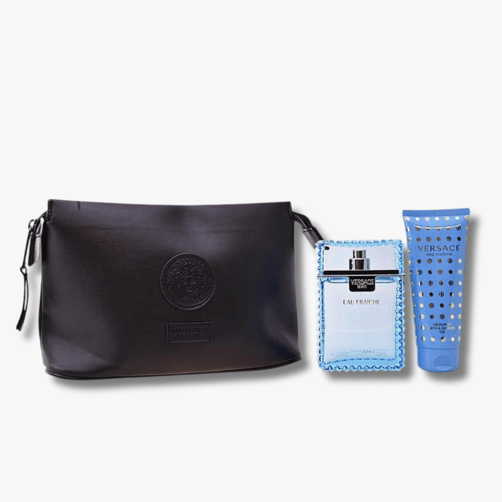 Versace Man Eau Fraiche 3 Piece Gift Set For Men