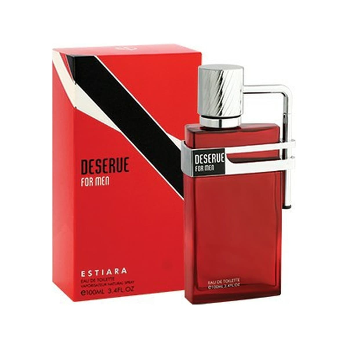 Deserve Red 3.4Oz Eau De Toilette For Men
