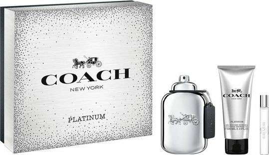 Coach Platinum 3 Piece Gift Set For Men