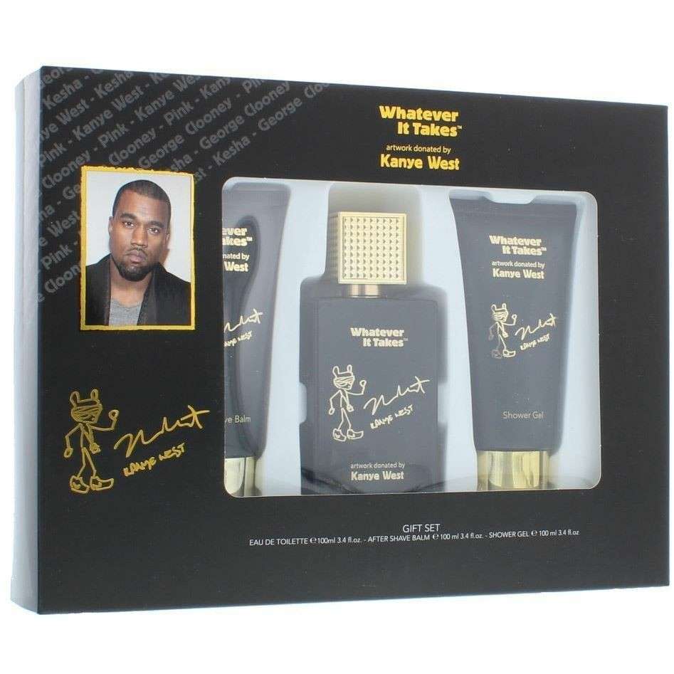 Whatever It Takes Cologne By Kanye West 3 Piece Gift Set For Men