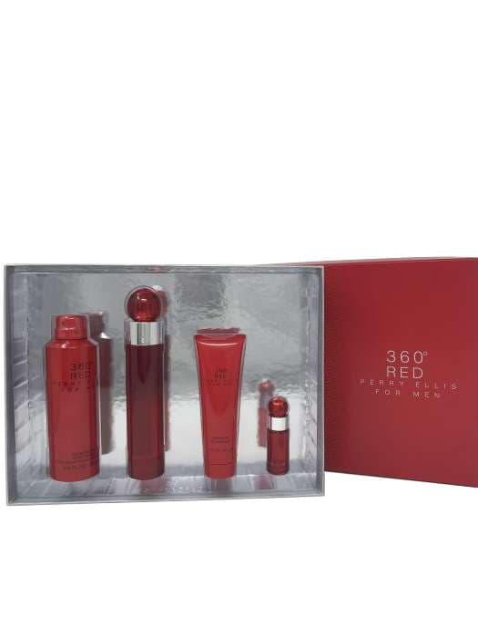 Perry Ellis 360 Red 3.4/6.8Deo/3.0Sg/.25 For Men