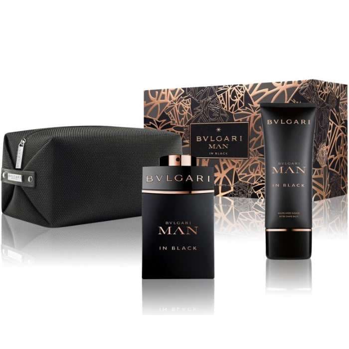 BVLGARI MAN IN BLACK 3 Pieces Gift Set for Men
