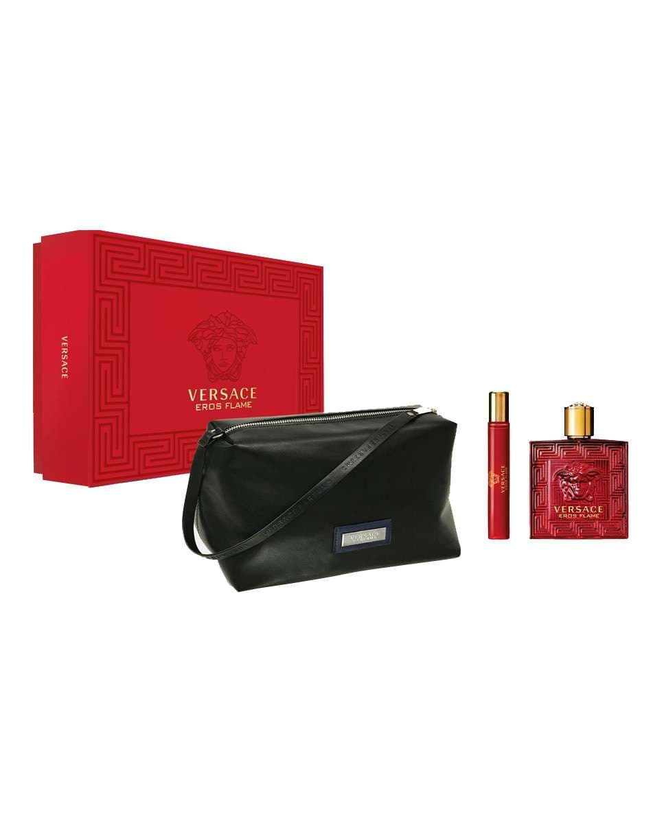 VERSACE FLAME 3 Piece Gift Set For Men