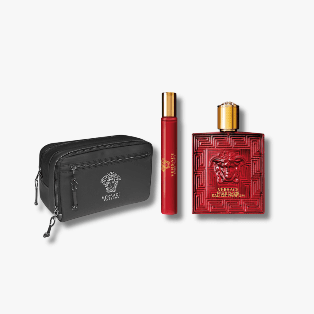 VERSACE FLAME 3 Piece Gift Set For Men