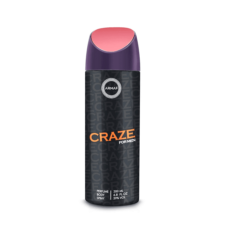 ARMAF CRAZE 6.8 Oz CAN BODY SPRAY For Men