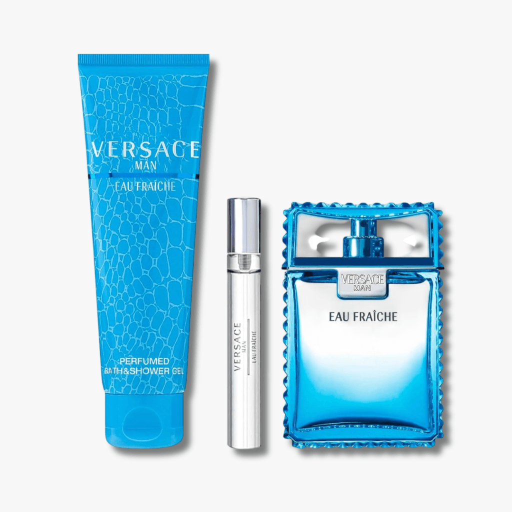 VERSACE FRAICHE 3 Piece Gift Set For Men