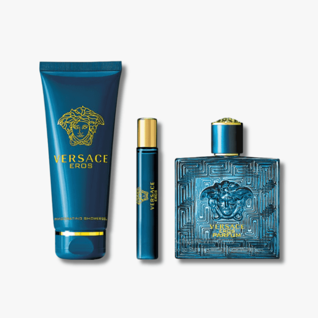 VERSACE EROS 3 Piece Gift Set For Men