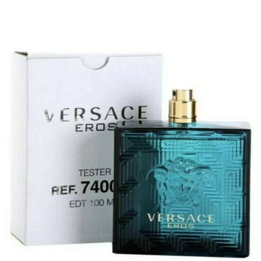 VERSACE EROS 3.4 Oz Eau De Toilette Tester For Men