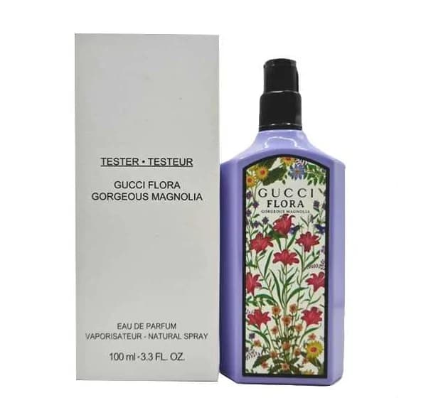GUCCI FLORA GORGEOUS MAGNOLIA 3.3 Oz Eau De Parfum Tester For Women